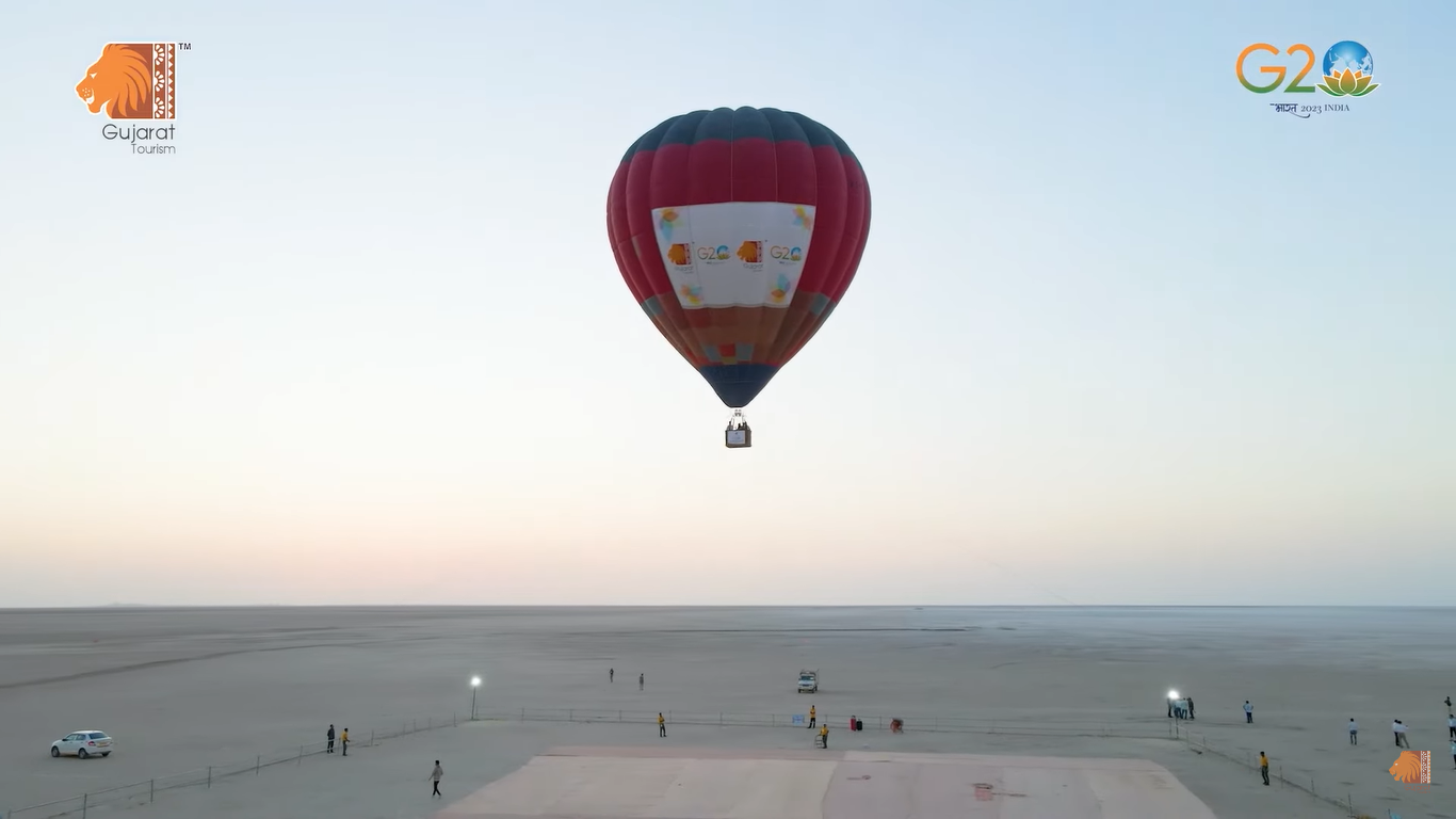 Hot Air Balloon Ride at White Rann of Kutch