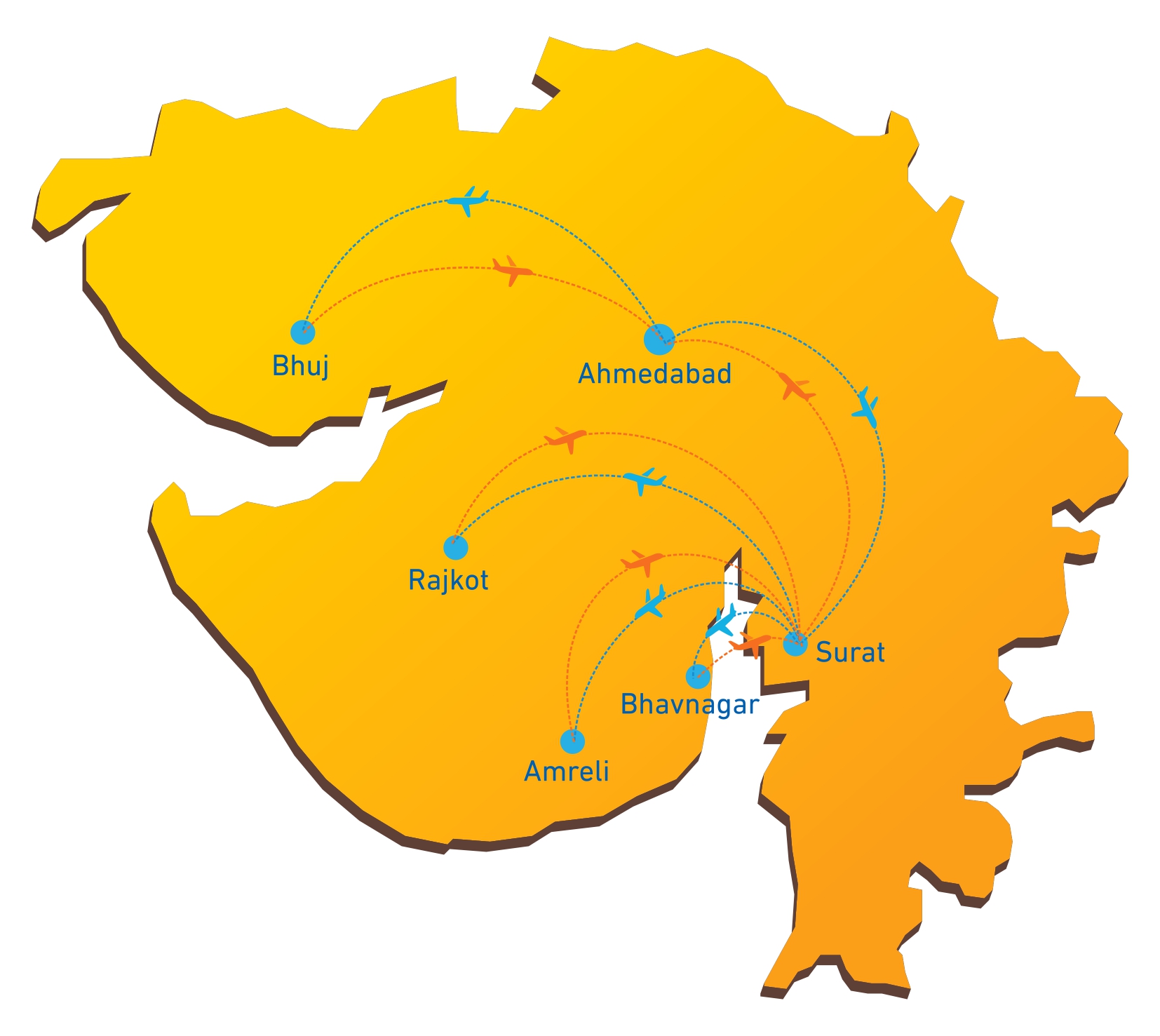 tourist map of kutch gujarat