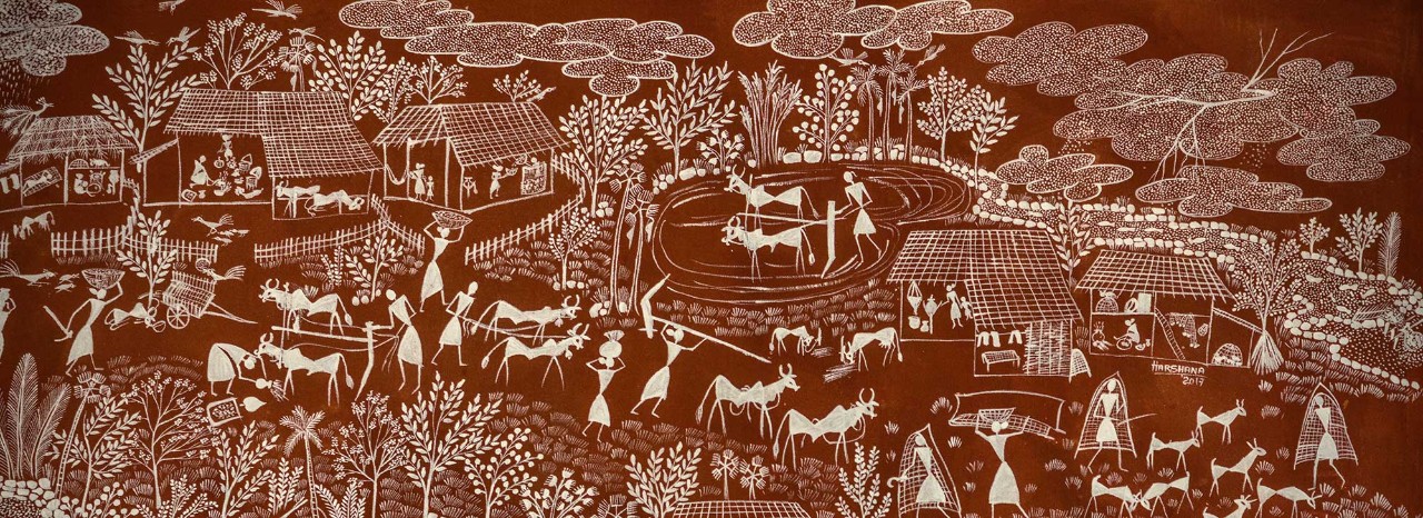 Check out the Top 5 Trending Art Forms of India!! Constantly getting popular across the world! Let's have a look. 2 warli painting banner
